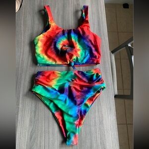 Tie dye bikini
